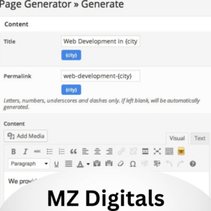 Page Generator